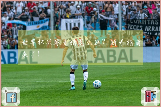 世界杯买球竞猜怎么选？新手指南来了！